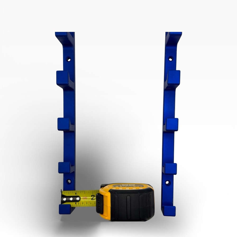 Two Wall Rack Hooks Blue Cast Iron - Picture 9 of 16